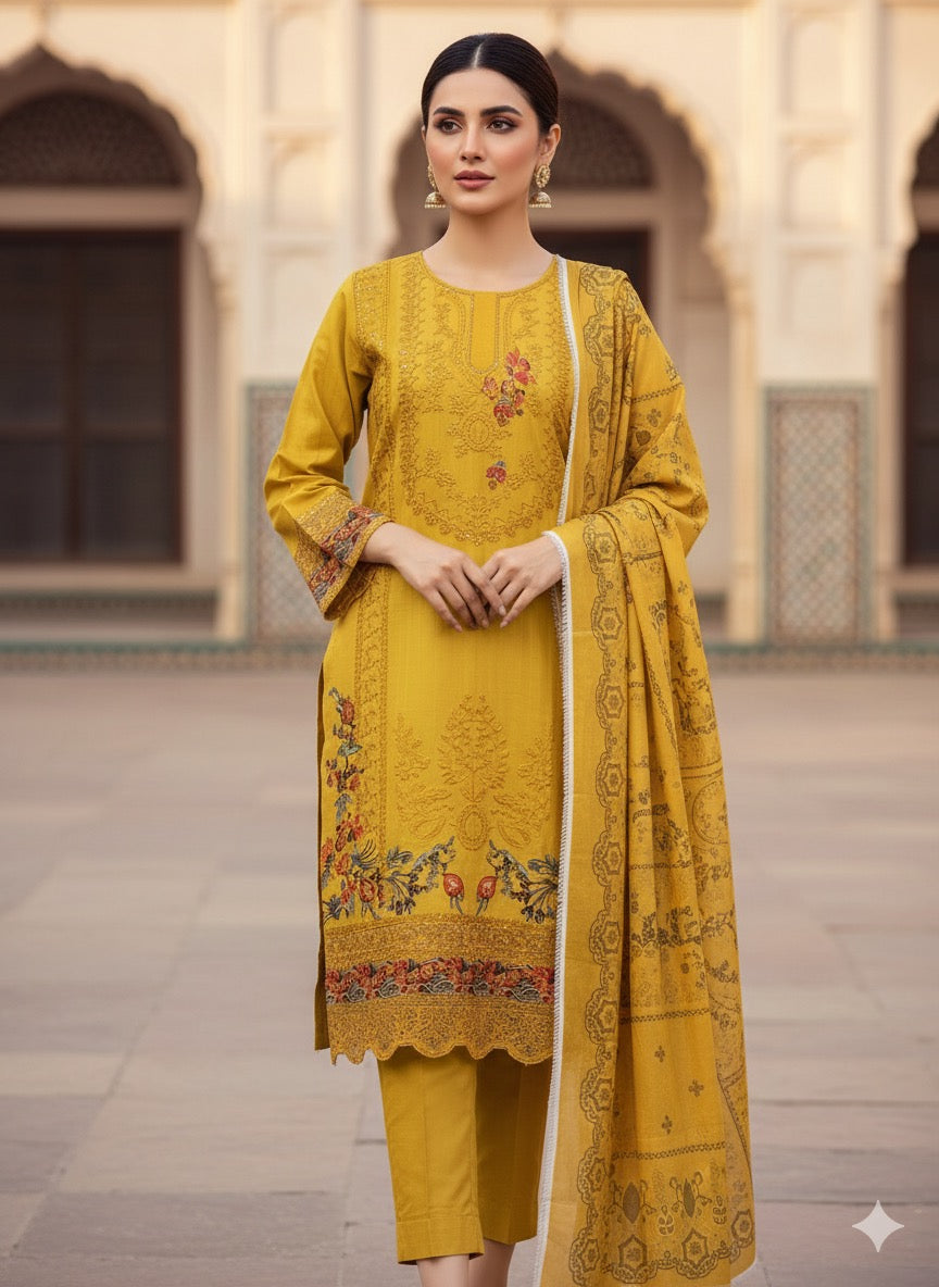 The suits are styled with a modern, well-tailored fit.(fabric cotton)