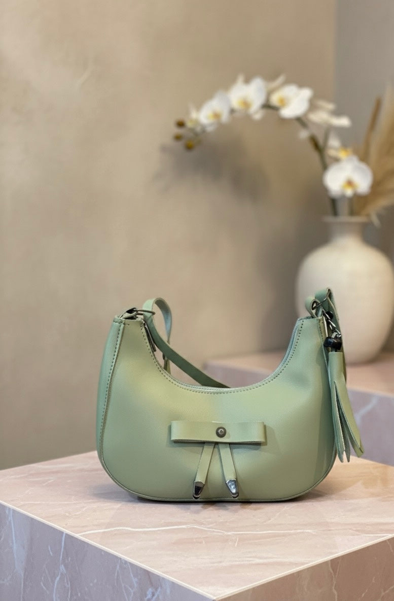 smooth, matte faux leather (or high-quality vegan leather) material.