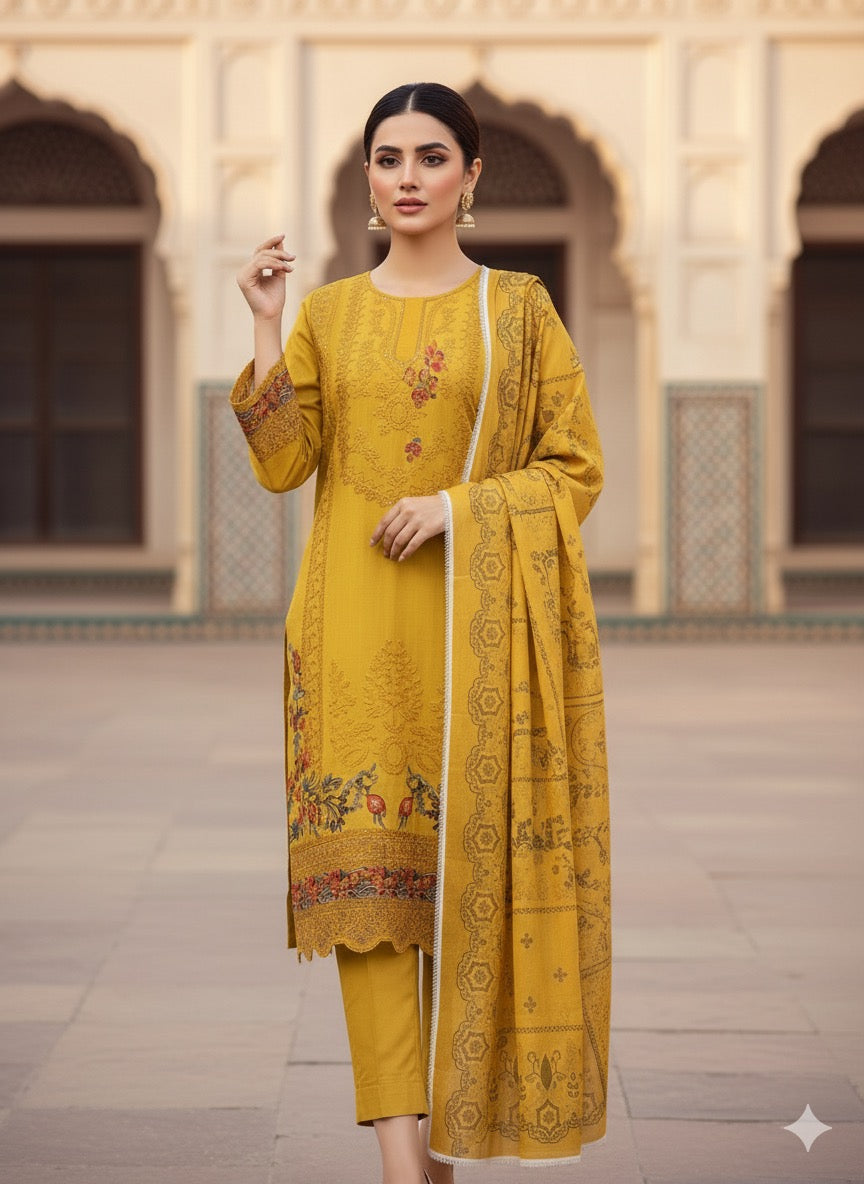 The suits are styled with a modern, well-tailored fit.(fabric cotton)