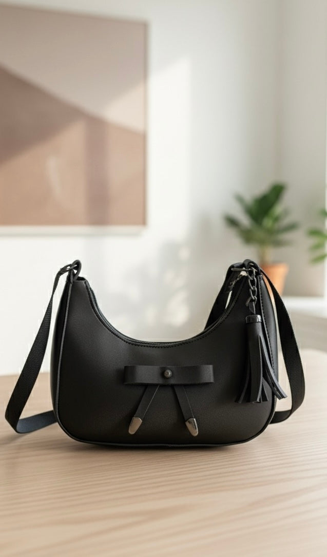 smooth, matte faux leather (or high-quality vegan leather) material.