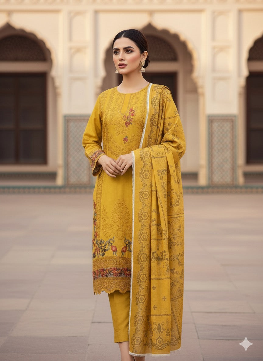 The suits are styled with a modern, well-tailored fit.(fabric cotton)