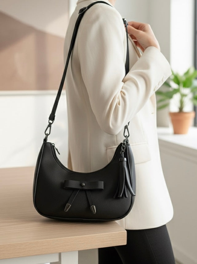 smooth, matte faux leather (or high-quality vegan leather) material.