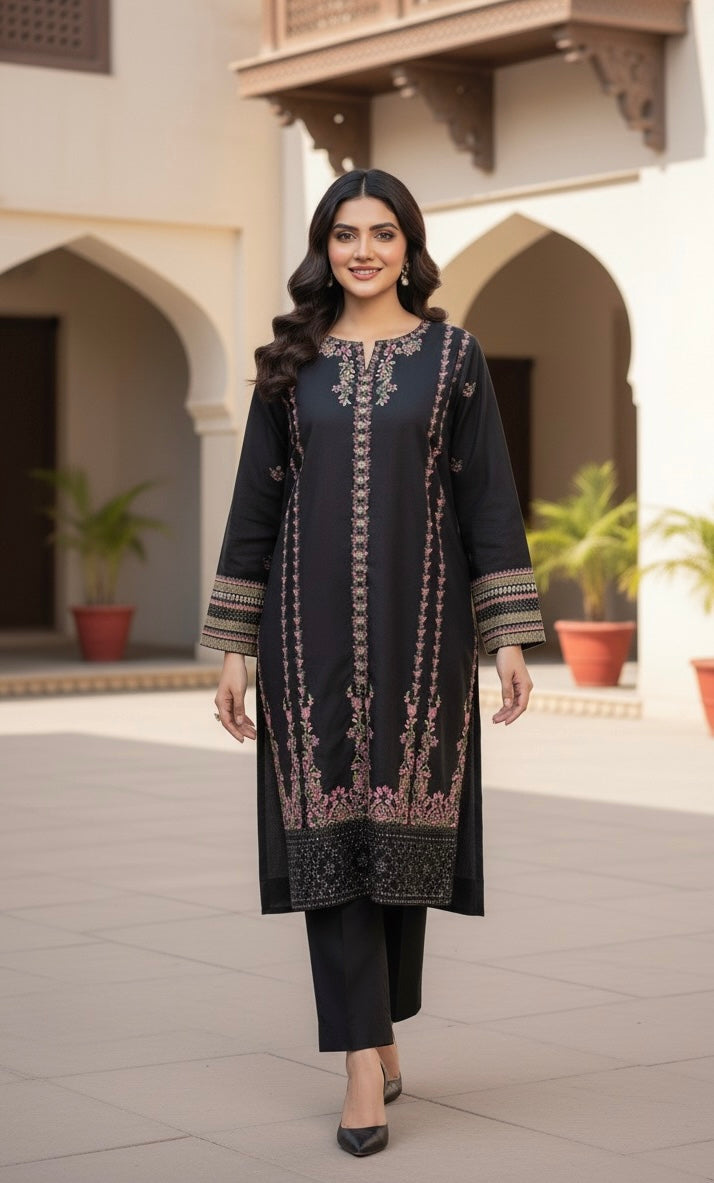 Elegant embroidery 3pc upgrade your look 🤌🏿